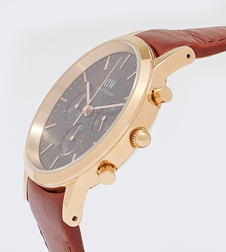 ICONIC Brown Dial Analog Watch