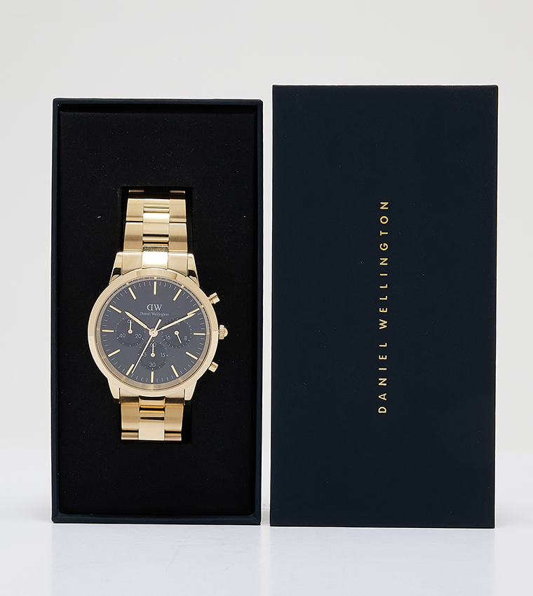 ICONIC Black Dial Analog Watch