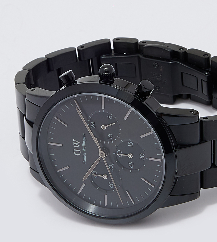 ICONIC Black Dial Analog Watch
