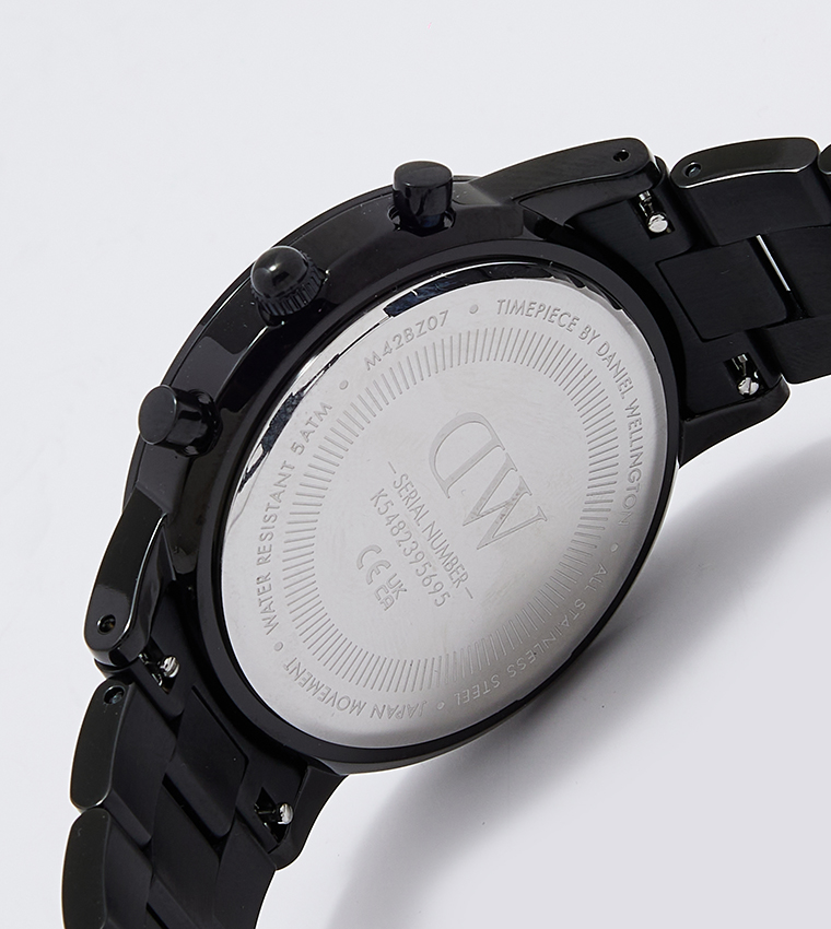 ICONIC Black Dial Analog Watch