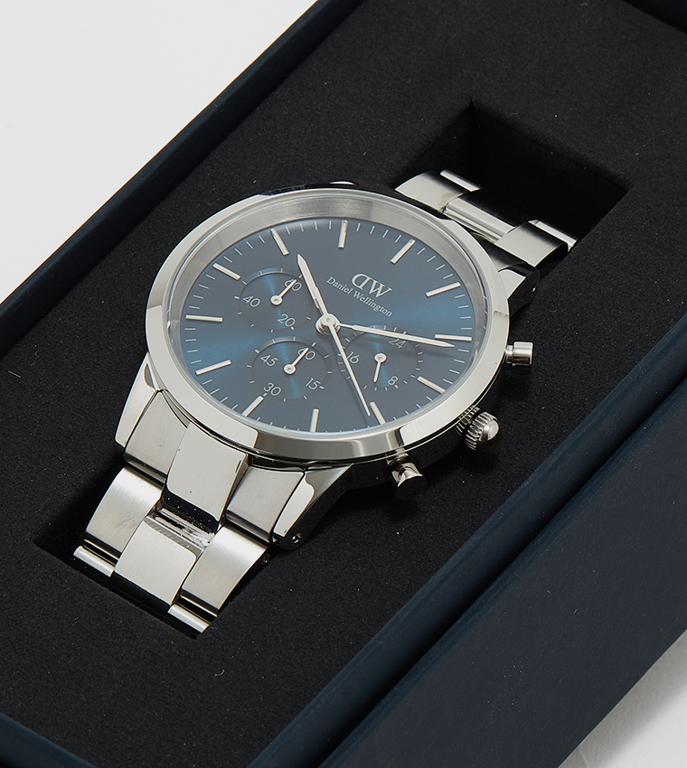 ICONIC Blue Dial Analog Watch