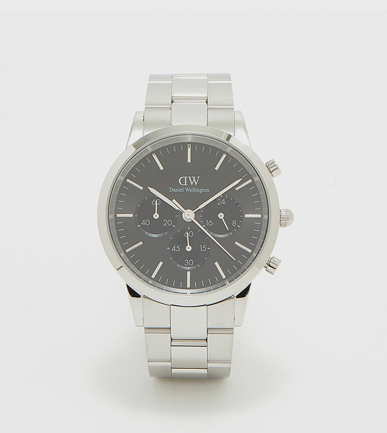 ICONIC Black Dial Analog Watch