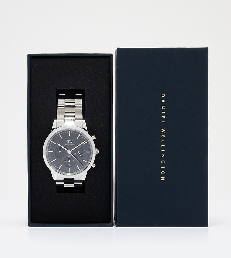 ICONIC Black Dial Analog Watch