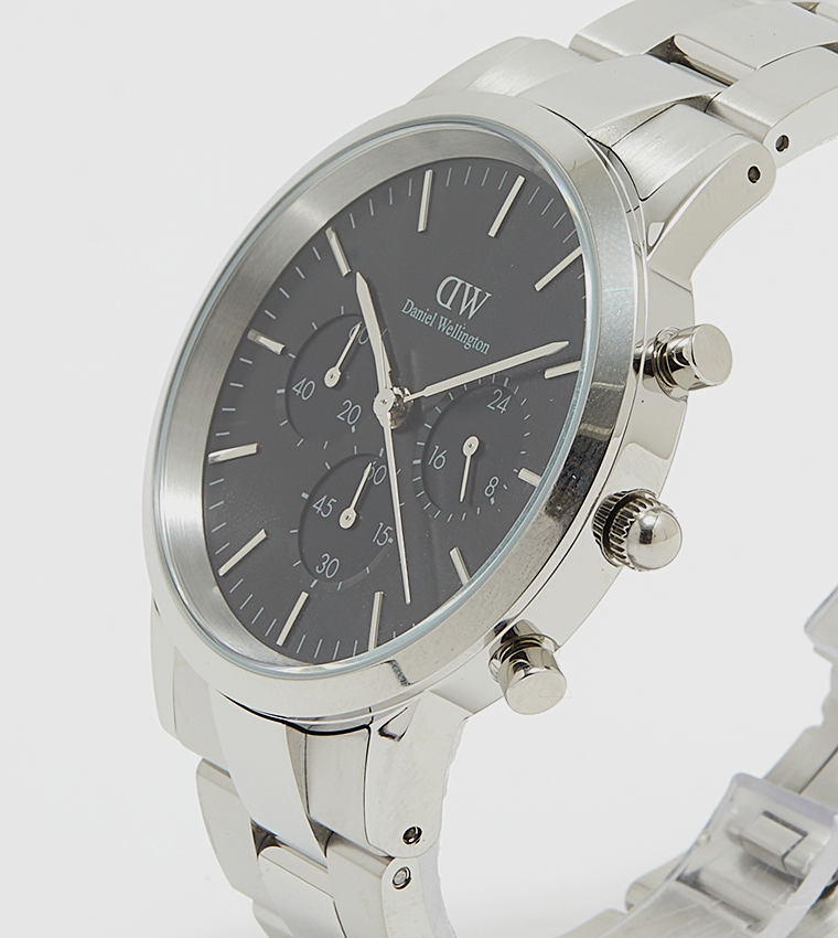 ICONIC Black Dial Analog Watch
