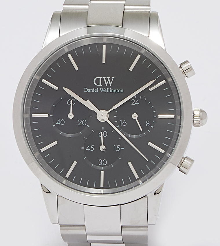ICONIC Black Dial Analog Watch
