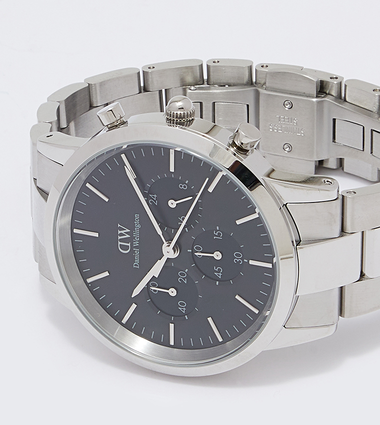 ICONIC Black Dial Analog Watch