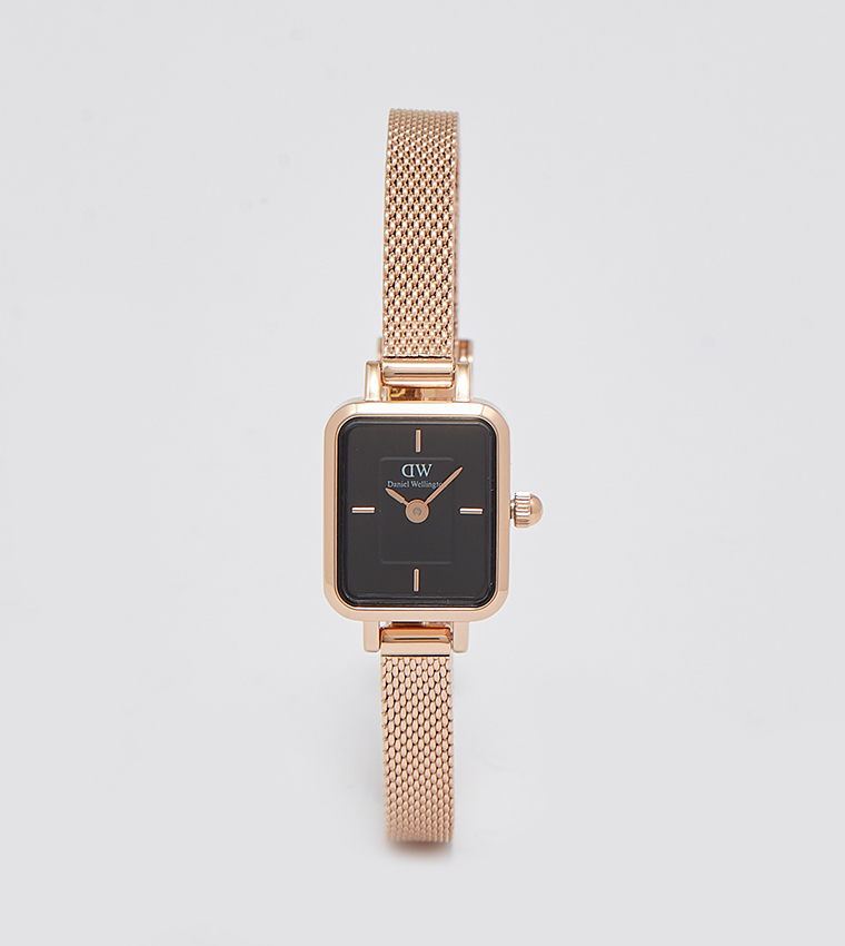 QUADRO MINI Black Dial Analog Watch