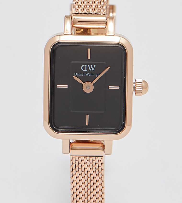 QUADRO MINI Black Dial Analog Watch