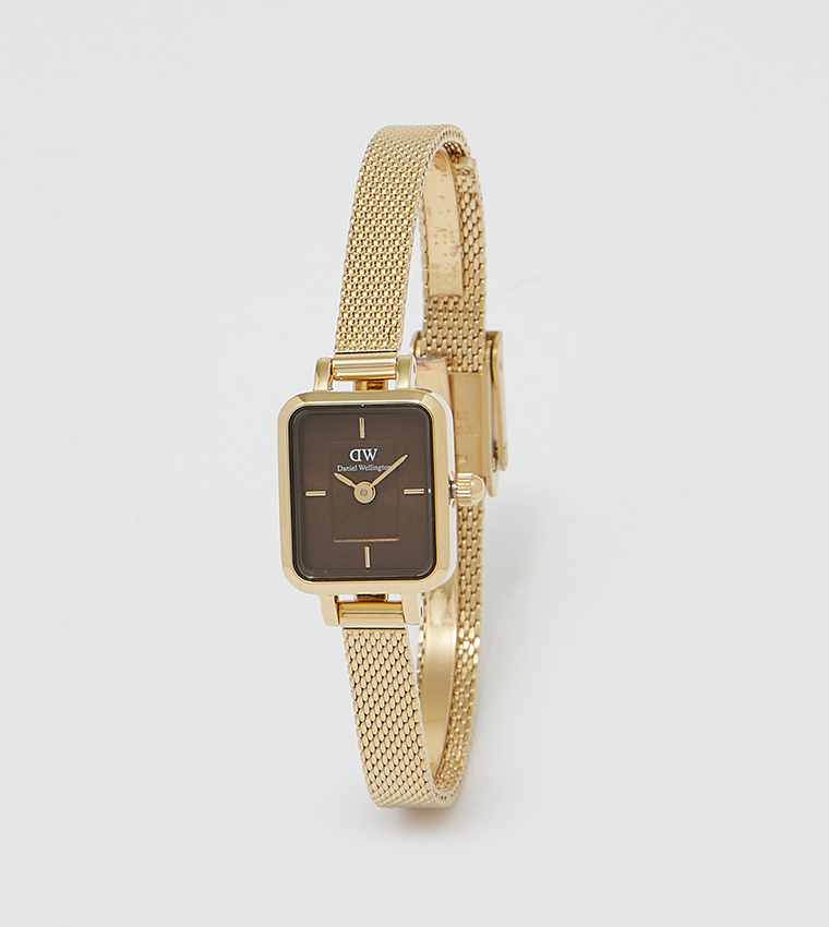 QUADRO MINI Brown Dial Analog Watch
