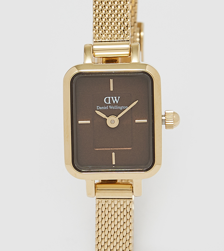 QUADRO MINI Brown Dial Analog Watch