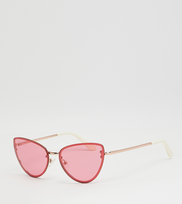LYNX Steel Gradient Cat-Eye Sunglasses