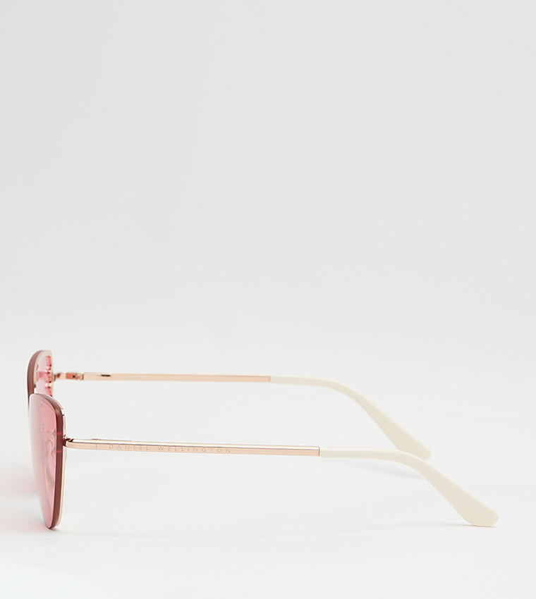 LYNX Steel Gradient Cat-Eye Sunglasses