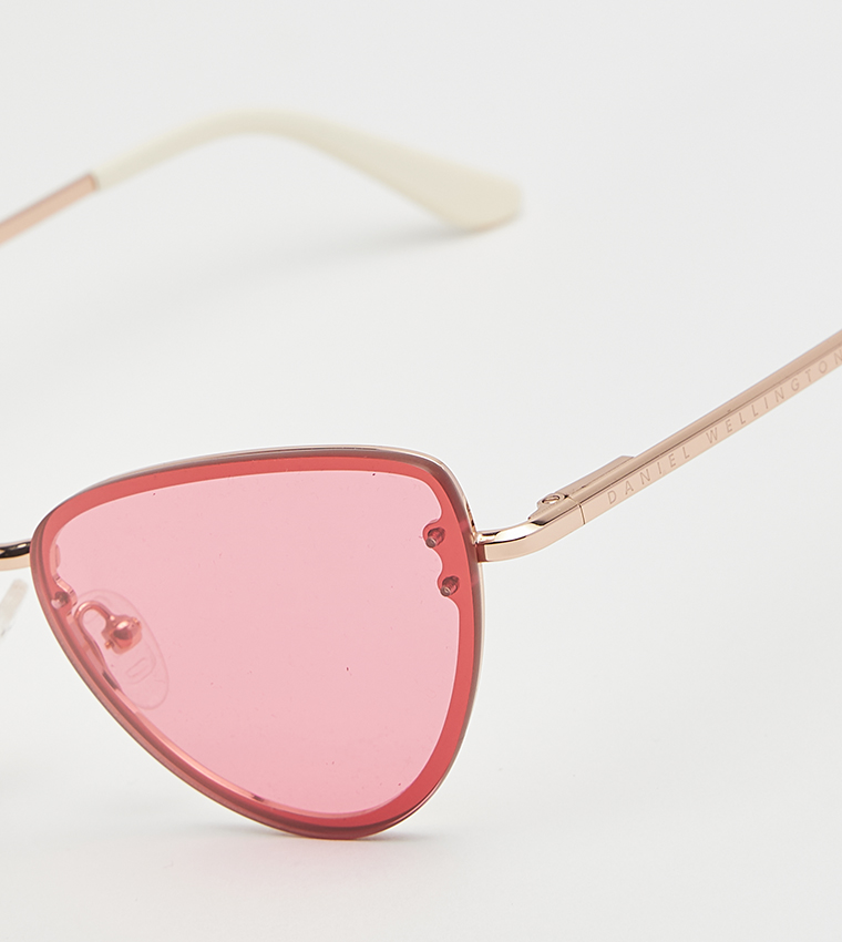 LYNX Steel Gradient Cat-Eye Sunglasses