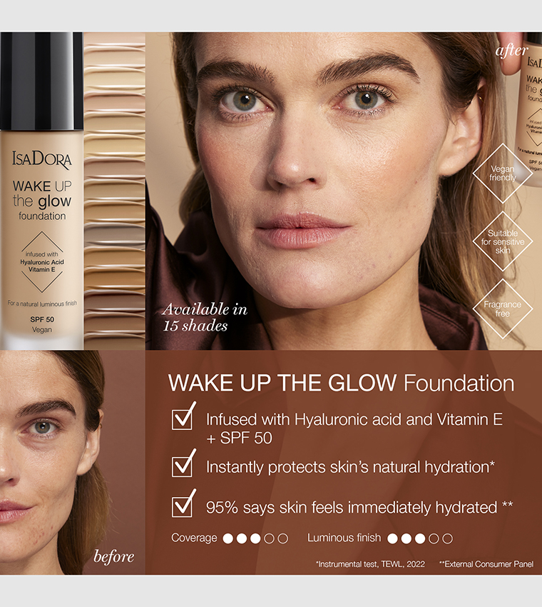 Wake Up the Glow Foundation-9N, 30ml