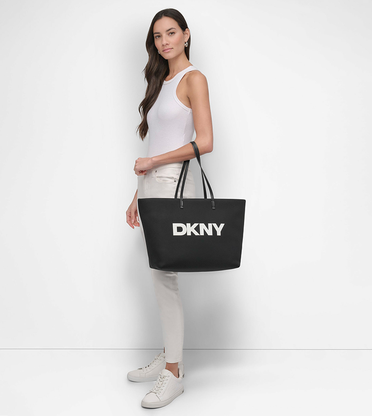 JENNY Logo Detail Tote Bag