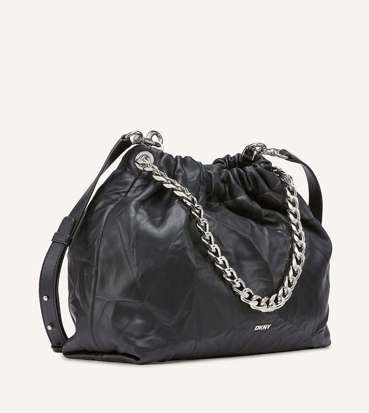 LUMI Textured Shoulder Bag