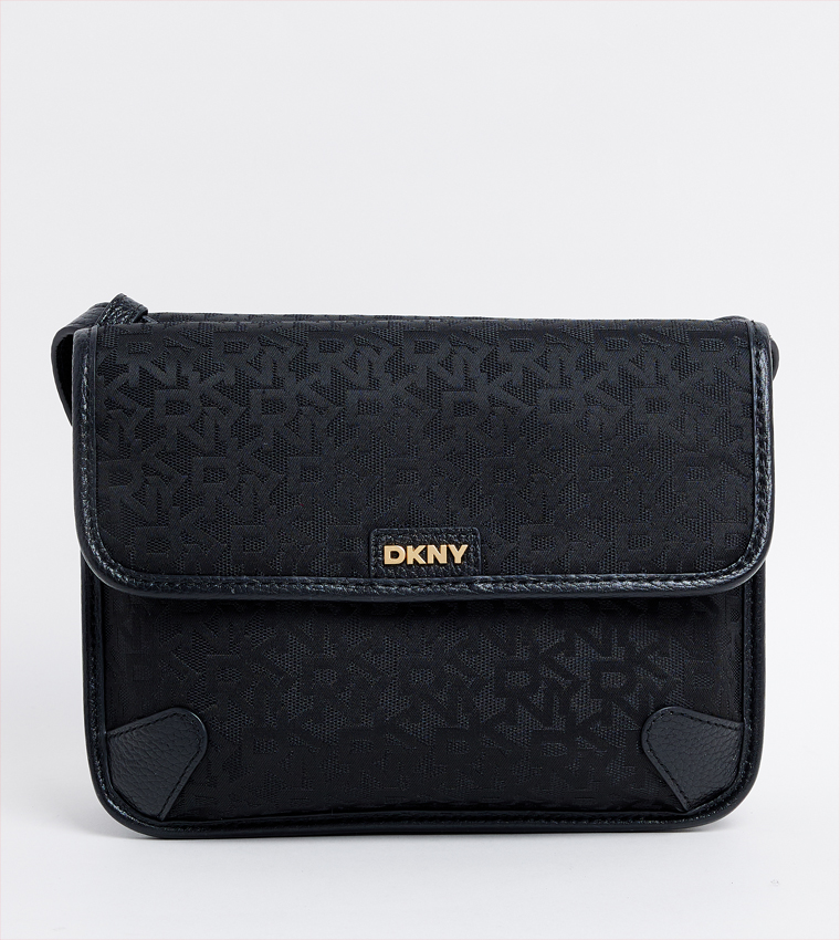 حقيبة كروس بودي بشعار 