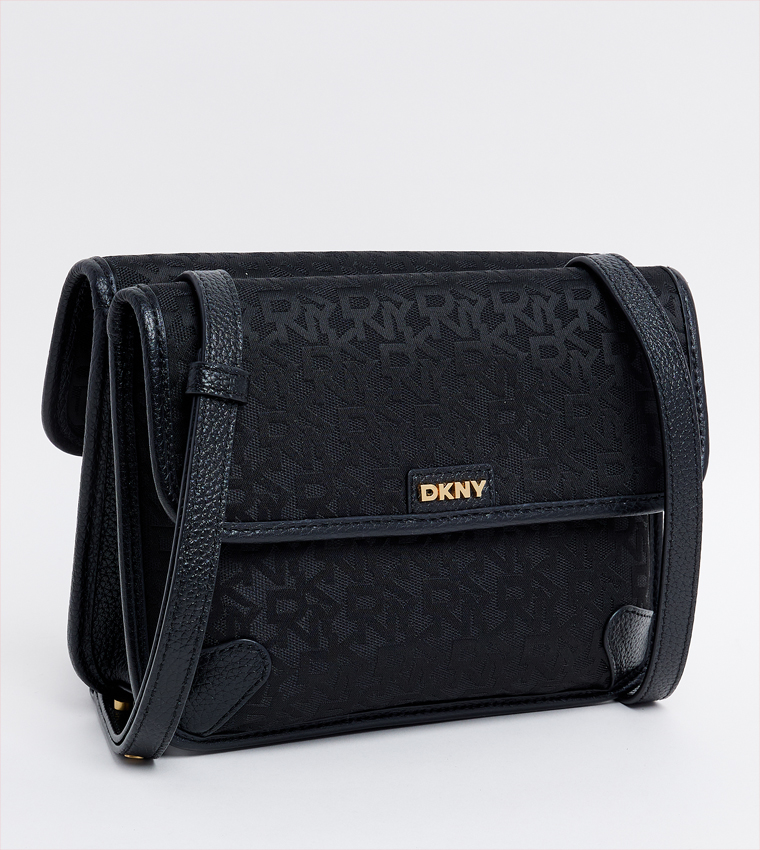 حقيبة كروس بودي بشعار 