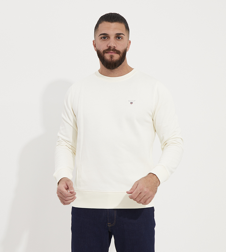 Gant on sale white sweatshirt