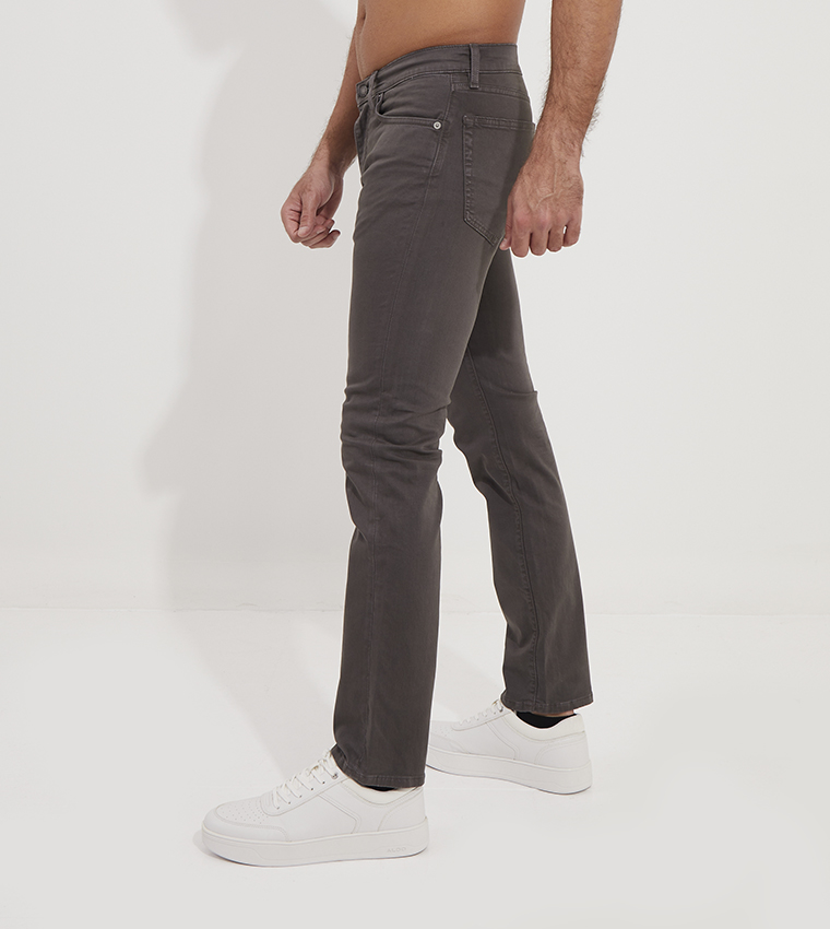 Buy GANT Arley Regular Fit Mid Rise Jeans In Grey