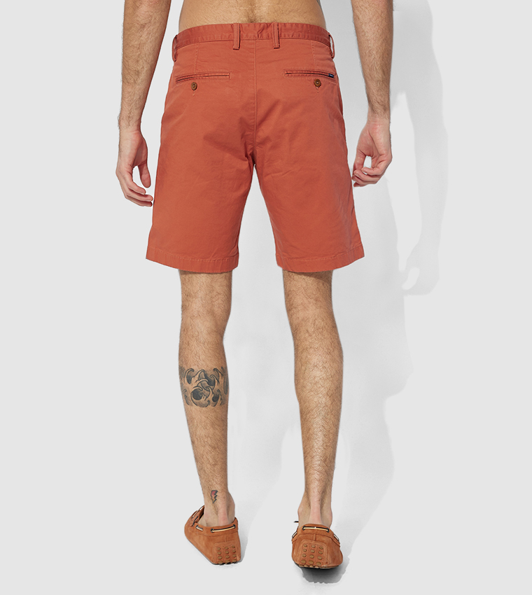 Hallden Slim Fit Twill Shorts