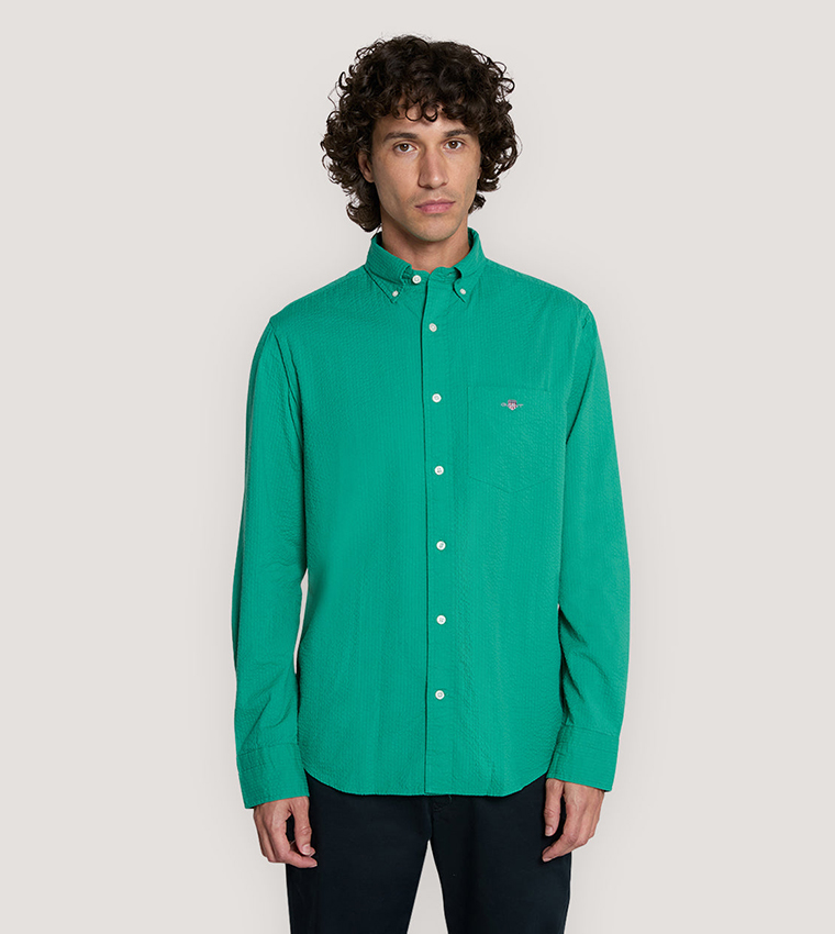 Seersucker Long Sleeves Shirt