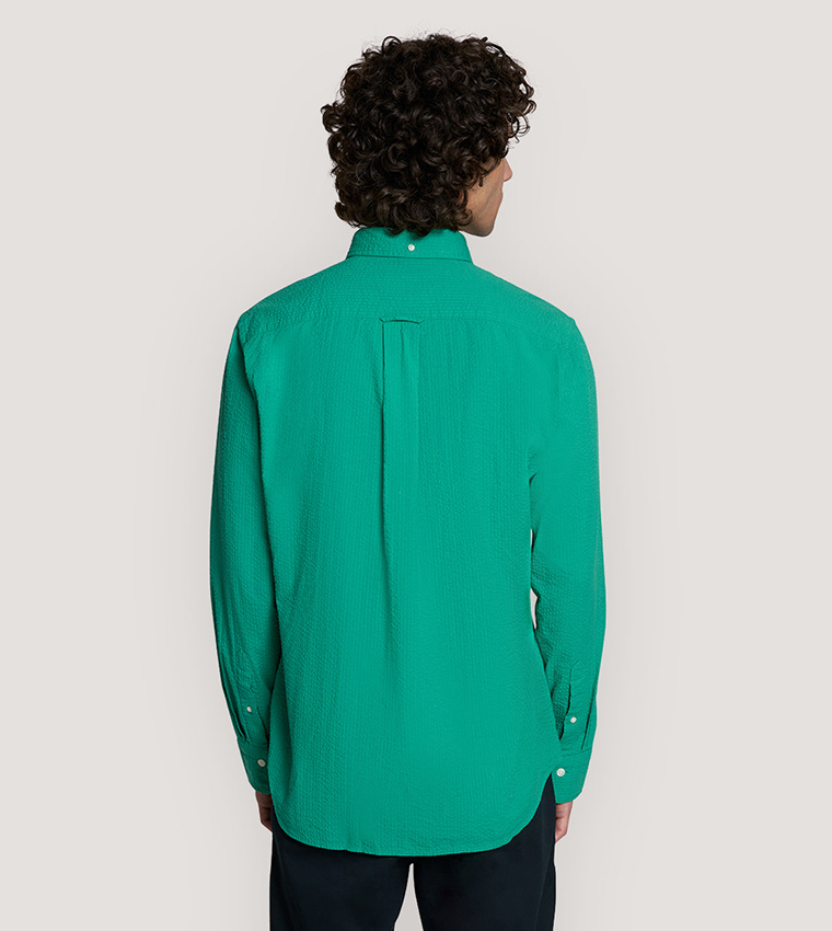 Seersucker Long Sleeves Shirt
