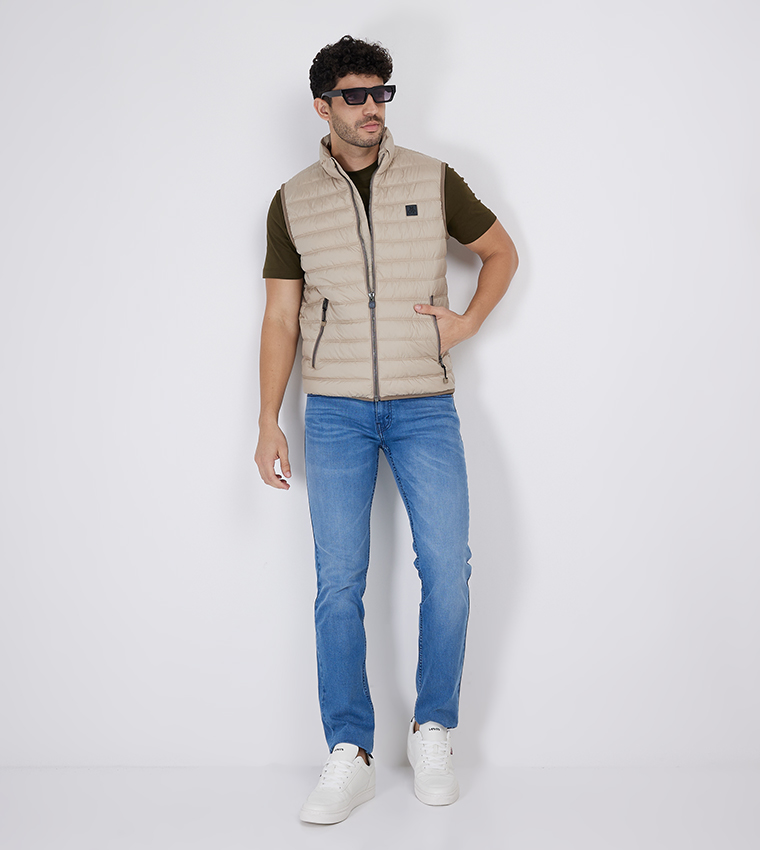 Logo Badge Puffer Gilet