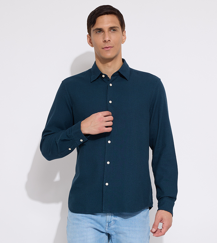 Solid Long Sleeves Shirt