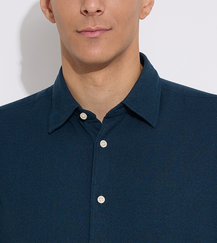 Solid Long Sleeves Shirt