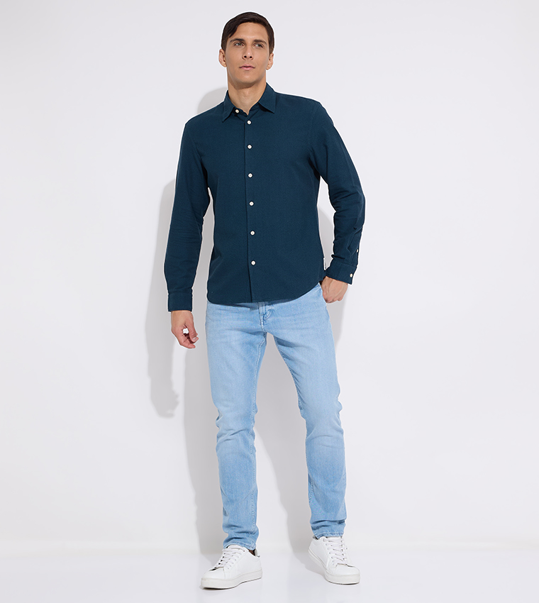 Solid Long Sleeves Shirt