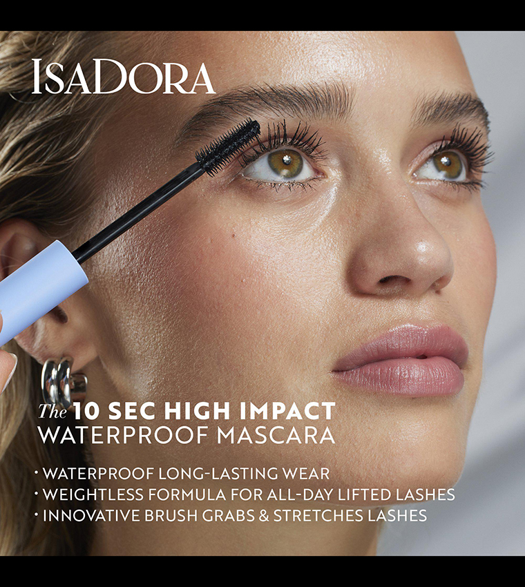 The 10 Sec High Impact Waterproof Mascara - 01 Black, 9ml