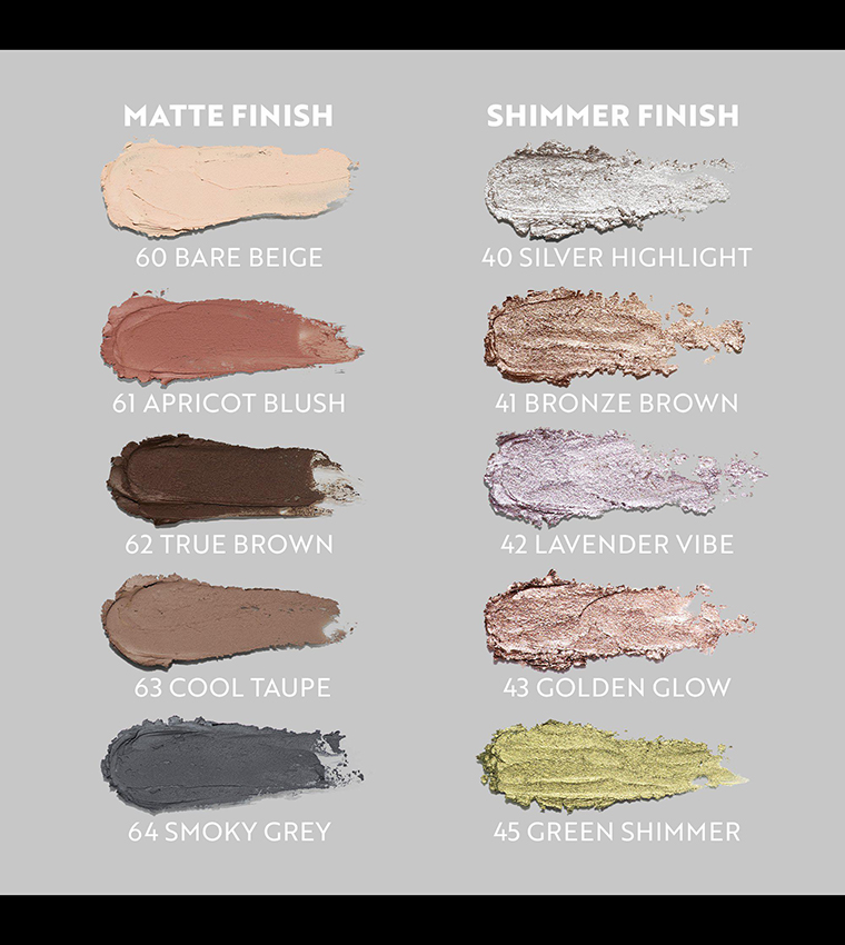 The Shimmer Longwear & Water-Resistant Eyeshadow Stick - 40 Silver Highlight, 1.2g