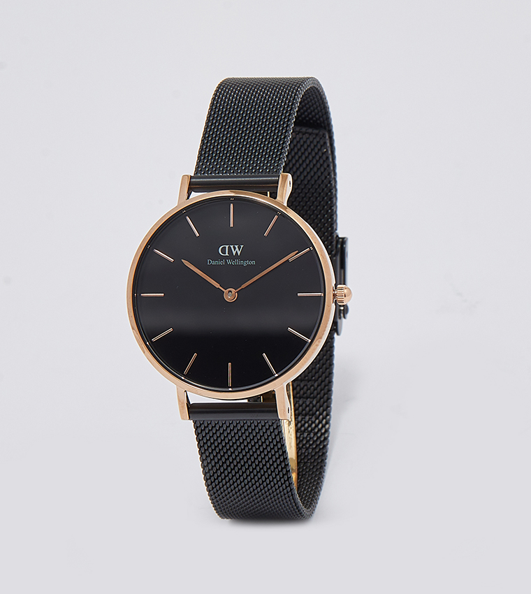 CLASSIC PETITE ASHFIELD Black Dial Analog Watch