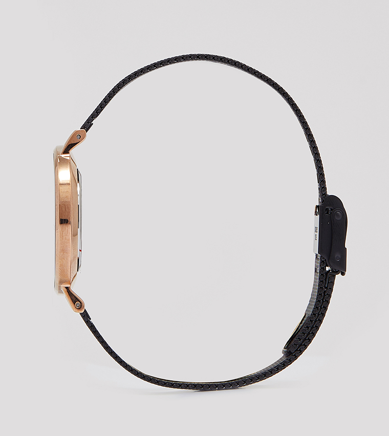 CLASSIC PETITE ASHFIELD Black Dial Analog Watch