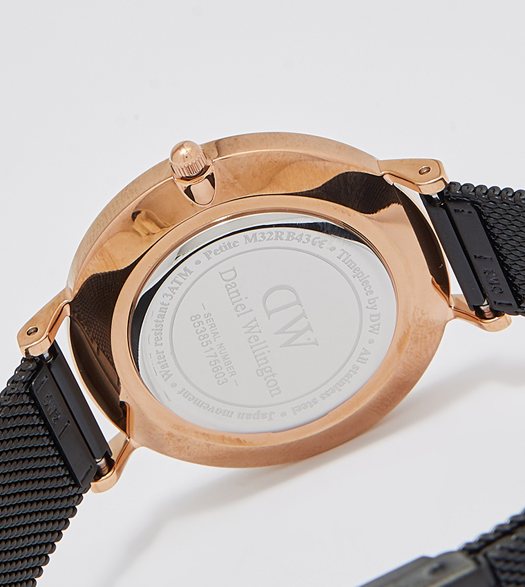 CLASSIC PETITE ASHFIELD Black Dial Analog Watch