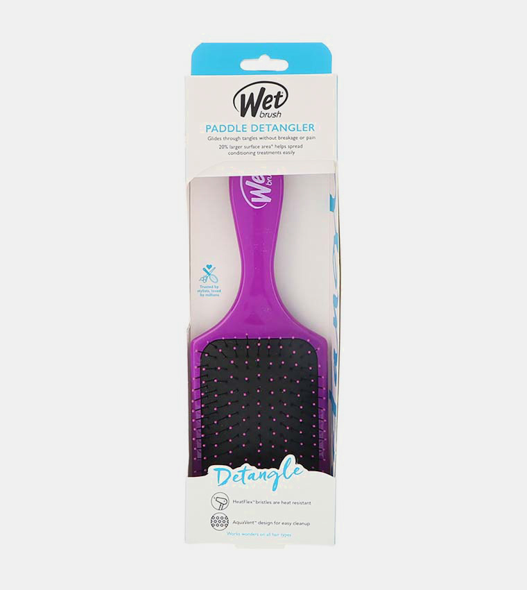 Buy Wet Brush Paddle Detangler Comb Purple In Purple 6thStreet UAE