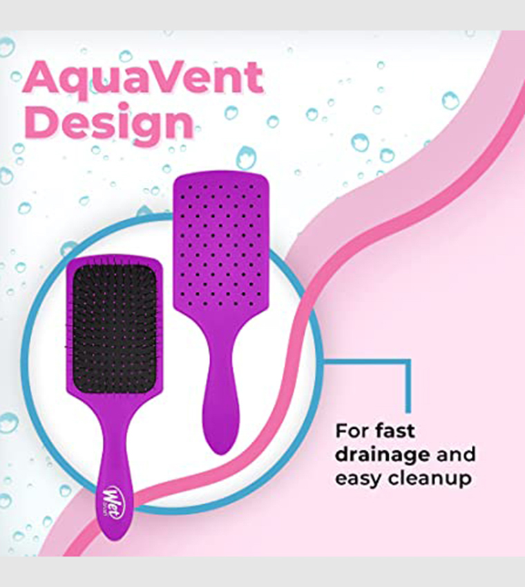 Buy Wet Brush Paddle Detangler Comb Purple In Purple 6thStreet UAE