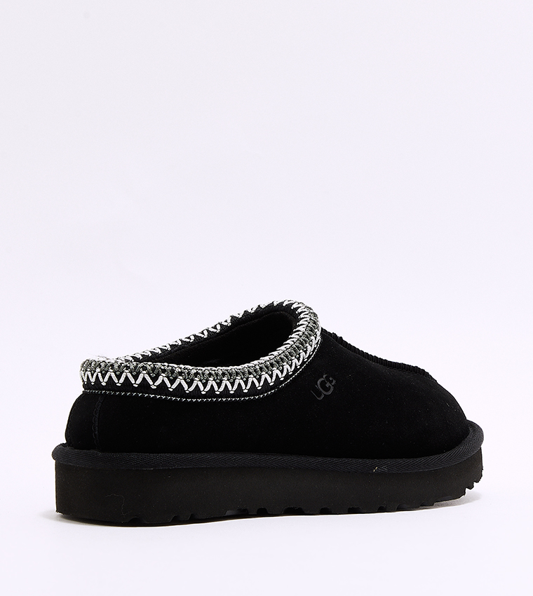 TASMAN Embroidered Rounded Toe Clogs 
