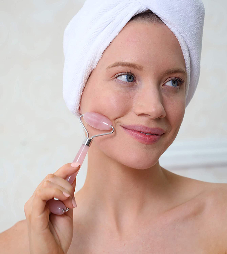 Rose Quartz Facial Roller