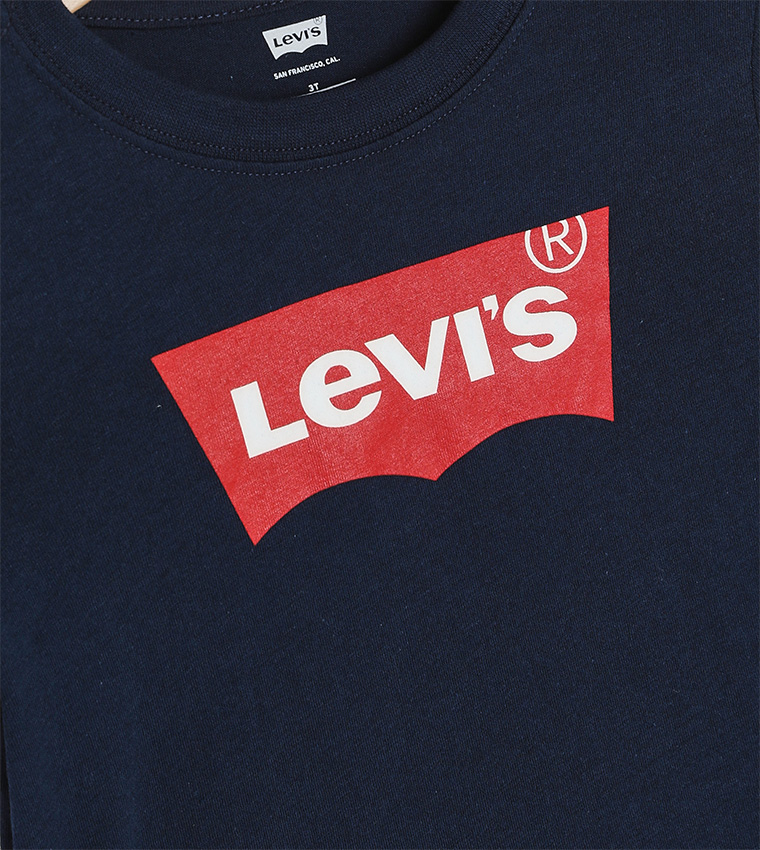 Buy Levi's Batwing Regular Fit T Shirt In Blue | 6thStreet UAE