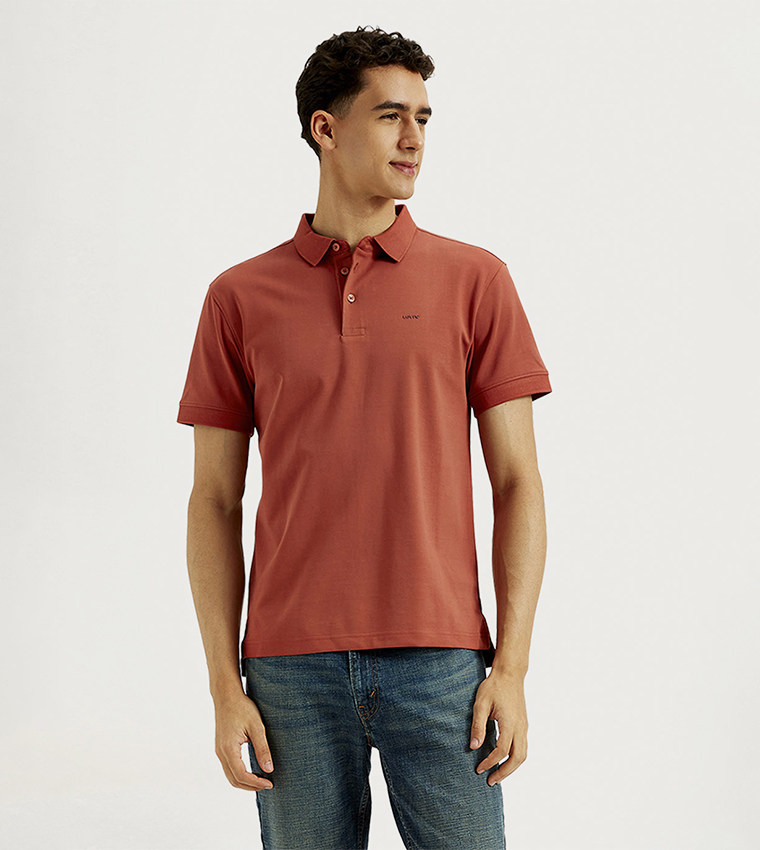 Logo Detail Slim Fit Polo T-Shirt