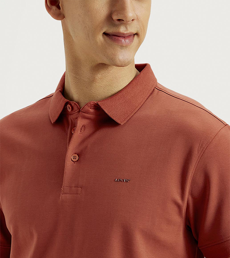 Logo Detail Slim Fit Polo T-Shirt
