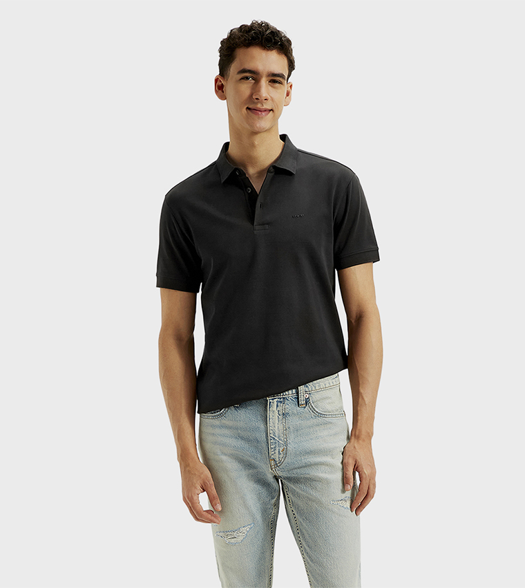 Logo Detail Slim Fit Polo T-Shirt