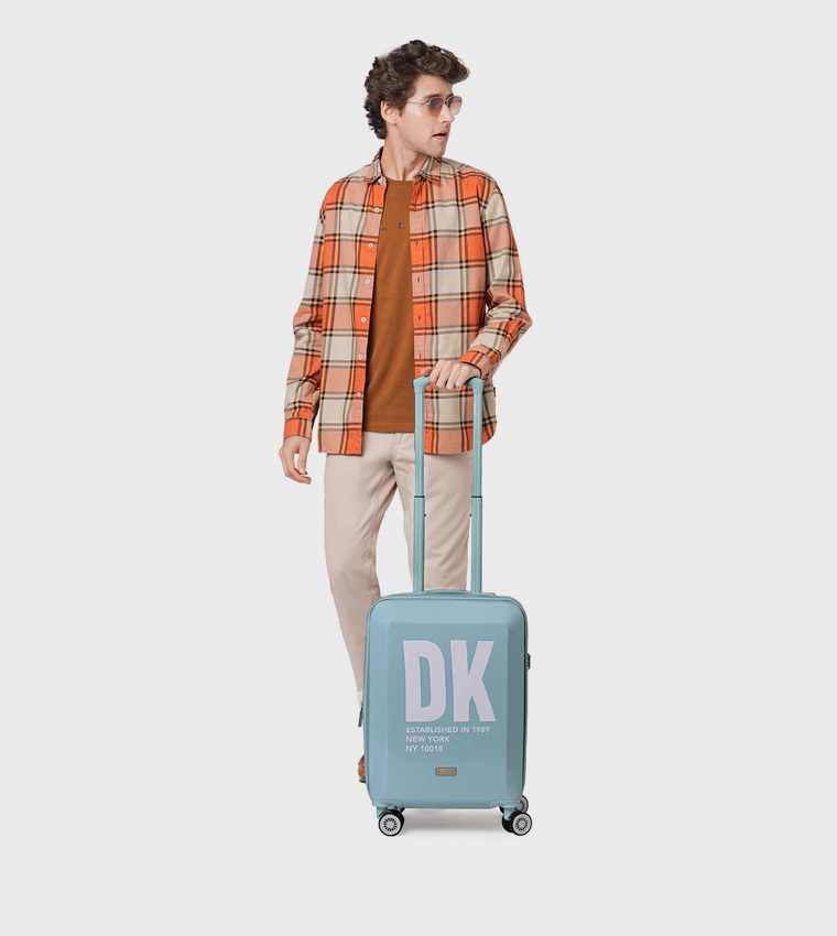 Printed Small Hardshell Trolley Bag, 37cm