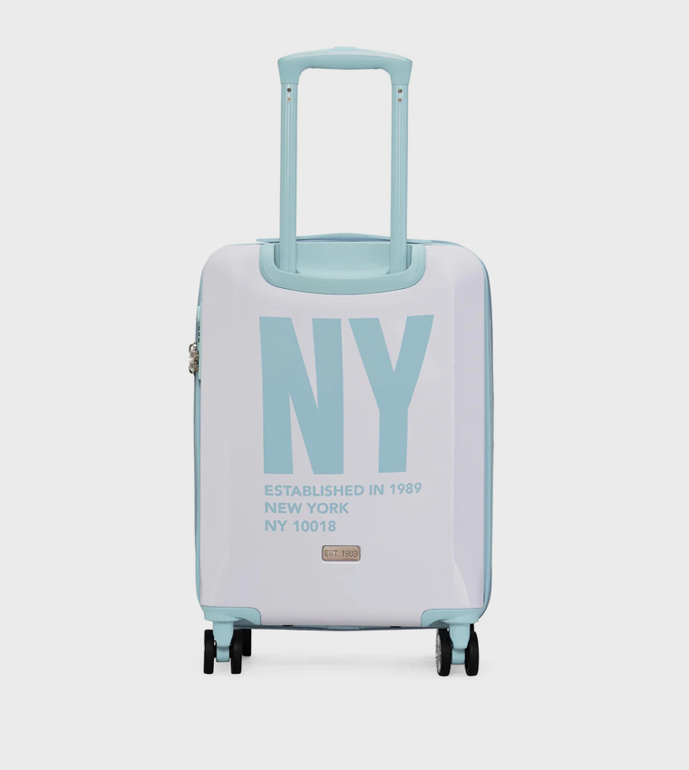 Printed Small Hardshell Trolley Bag, 37cm