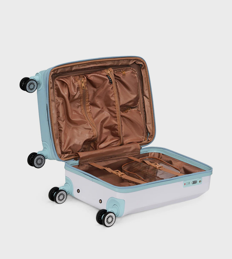 Printed Small Hardshell Trolley Bag, 37cm