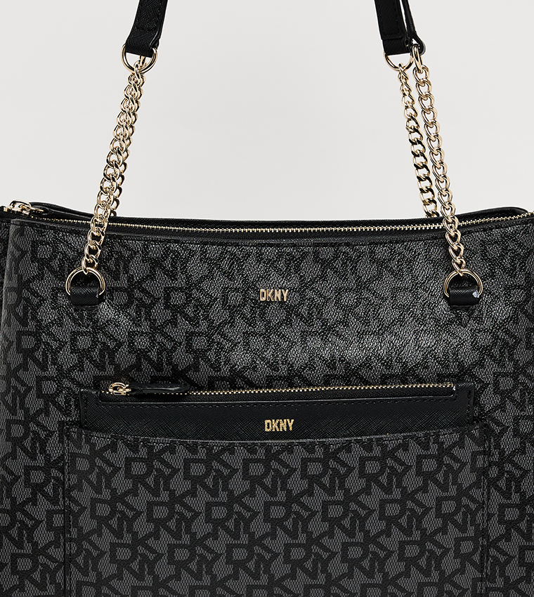 BRYANNA Monogram Printed Convertible Shoulder Bag