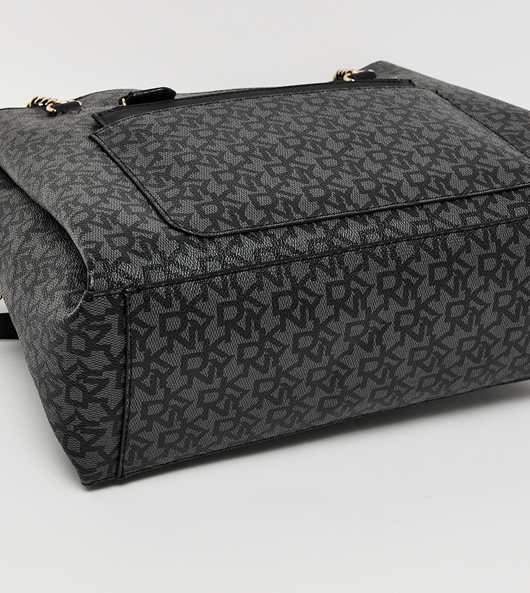 BRYANNA Monogram Printed Convertible Shoulder Bag