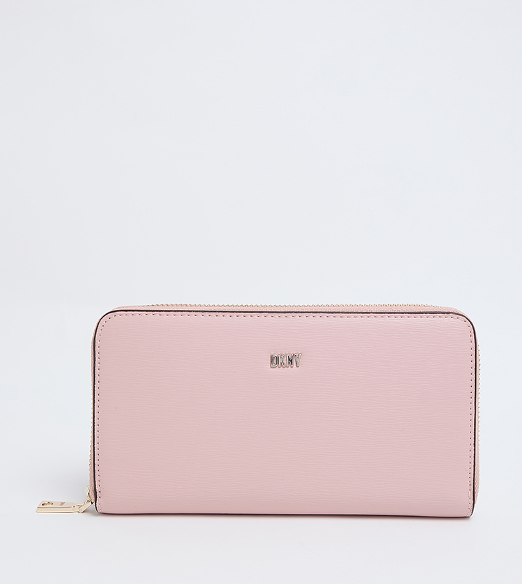 Buy Dkny PERRI Textured Long Wallet In Pink 6thStreet UAE